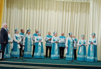 Выступление народного хора «Краснотал»